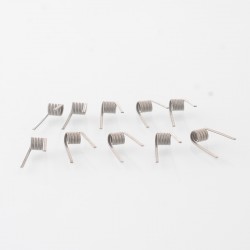 Authentic Thunder Cloud Blaze Ni80 Pre-Built 3-Core Clapton Coil - 0.3ohm, 29Ga x 3 + 38Ga (10 PCS)