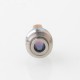Monarchy Ultra Whistle Style Drip Tip for BB / Billet / Boro AIO Box Mod - Blue, Stainless Steel + Titanium