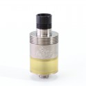 SXK ParavozZ Babe Style RDTA Rebuildable Tank Dripping Atomizer - Silver, Titanium Alloy + PEI, 19mm