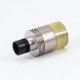 SXK ParavozZ Babe Style RDTA Rebuildable Tank Dripping Atomizer - Silver, Titanium Alloy + PEI, 19mm