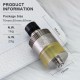 SXK ParavozZ Babe Style RDTA Rebuildable Tank Dripping Atomizer - Silver, Titanium Alloy + PEI, 19mm