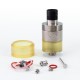 SXK ParavozZ Babe Style RDTA Rebuildable Tank Dripping Atomizer - Silver, Titanium Alloy + PEI, 19mm