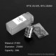 YFTK V6 MTL RTA Rebuildable Tank Atomizer - Silver, 316 Stainless Steel, 2.0ml, 23mm Diameter
