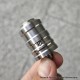 YFTK V6 MTL RTA Rebuildable Tank Atomizer - Silver, 316 Stainless Steel, 2.0ml, 23mm Diameter