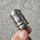 YFTK V6 MTL RTA Rebuildable Tank Atomizer - Silver, 316 Stainless Steel, 2.0ml, 23mm Diameter