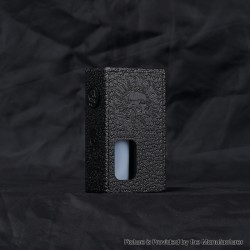 FrankenSkull Style Squonk BF Mechanical Box Mod with 6ml Bottle - Black Hellion ZFG, Aluminum Alloy, 1 x 18650