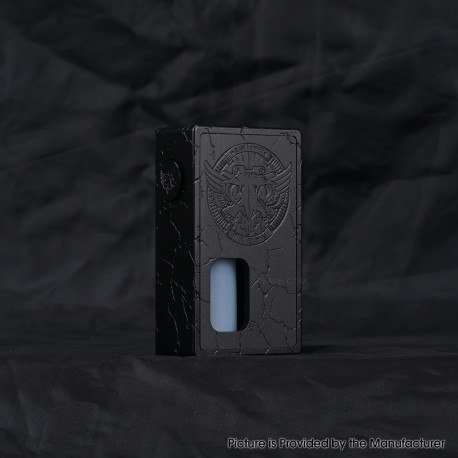 FrankenSkull Style Squonk BF Mechanical Box Mod with 6ml Bottle - Black Harpy, Aluminum Alloy, 1 x 18650