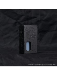 FrankenSkull Style Squonk BF Mechanical Box Mod with 6ml Bottle - Black Harpy, Aluminum Alloy, 1 x 18650