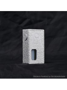 FrankenSkull Style Squonk BF Mechanical Box Mod with 6ml Bottle - Silver Hellion Basic, Aluminum Alloy, 1 x 18650