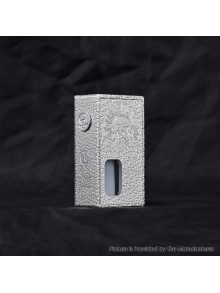 FrankenSkull Style Squonk BF Mechanical Box Mod with 6ml Bottle - Silver Hellion ZFG, Aluminum Alloy, 1 x 18650