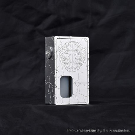 FrankenSkull Style Squonk BF Mechanical Box Mod with 6ml Bottle - Silver Harpy, Aluminum Alloy, 1 x 18650