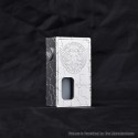 FrankenSkull Style Squonk BF Mechanical Box Mod with 6ml Bottle - Silver Harpy, Aluminum Alloy, 1 x 18650