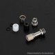 Authentic YFTK Telescopic Claw Hammer 510 Drip Tip Set - Silver 4 PCS Mouthpieces