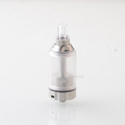 YFTK BY-KA V.11 V11 Style MTL RTA Atomizer Standard Set - Silver, 316SS + PCTG, Air Pins 1.0 / 1.2 / 1.5mm, 23mm Diameter