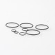 YFTK Hollow Cap for e-Vapor Flash V4.5 / V4.5S+ Style RTA - Silver