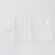 Authentic MK MODS Replacement Front + Back Cover Panel Plate for dotMod dotAIO V3 Kit - Translucent, Acrylic (2 PCS)