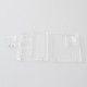 Authentic MK MODS Replacement Front + Back Cover Panel Plate for dotMod dotAIO V3 Kit - Translucent, Acrylic (2 PCS)