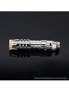 Comp Lyfe Comply Predator Style Mechanical Mech Mod - Silver, Titanium Alloy, 1 x 18650