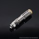 Comp Lyfe Comply Predator Style Mechanical Mech Mod - Silver, Titanium Alloy, 1 x 18650