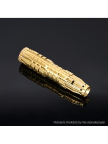 Comp Lyfe Comply Predator Style Mechanical Mech Mod - Brass, 1 x 18650