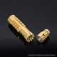 Comp Lyfe Comply Predator Style Mechanical Mech Mod - Brass, 1 x 18650