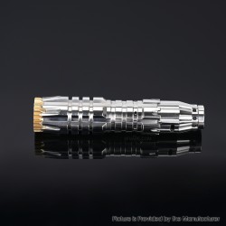 Comp Lyfe Comply Predator Style Mechanical Mech Mod - Silver, Stainless Steel, 1 x 18650