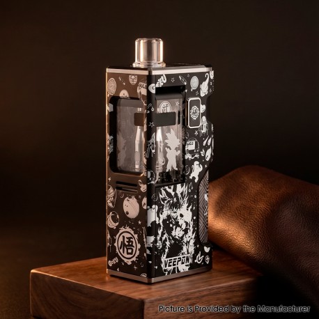 Authentic Veepon Tita X SE AIO 60W All-In-One System Kit - DBZ-1, DNA60 Limited Edition, 1~60W, 1 x 18650 / 21700, 0.3ohm, 4.0ml