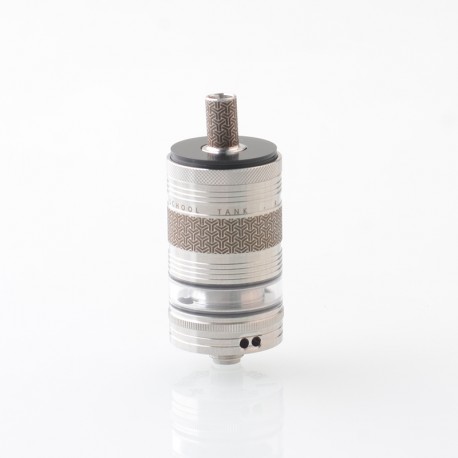 Rekavape Monarchy OST-R Moyard Style MTL RTA Atomizer - Silver, 316SS + POM + PCTG, 4.5ml, Air Pin 1.0, 1.2, 1.5, 1.8mm, 22mm