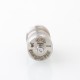 Rekavape Monarchy OST-R Moyard Style MTL RTA Atomizer - Silver, 316SS + POM + PCTG, 4.5ml, Air Pin 1.0, 1.2, 1.5, 1.8mm, 22mm