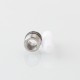 Taifun Boreas P-Line Style 510 Drip Tip - White, Stainless Steel + POM, for MTL Vaping