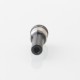 Taifun Boreas P-Line Style 510 Drip Tip - Black, Stainless Steel + POM, for MTL Vaping