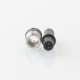Taifun Boreas P-Line Style 510 Drip Tip - Black, Stainless Steel + POM, for MTL Vaping