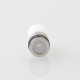 Taifun Boreas Style 510 Drip Tip - White, Stainless Steel + POM, for MTL Vaping