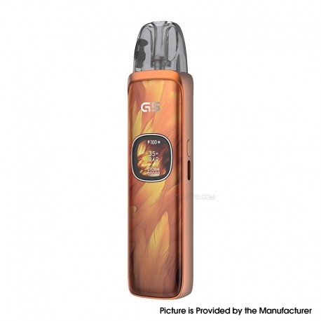 [Ships from Bonded Warehouse] Authentic Uwell Caliburn G5 35W Pod System Kit - Orange Feathers, 1600mAh, 3ml, 0.4ohm / 0.6ohm
