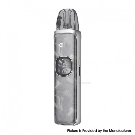 [Ships from Bonded Warehouse] Authentic Uwell Caliburn G5 35W Pod System Kit - Silver Marble, 1600mAh, 3ml, 0.4ohm / 0.6ohm