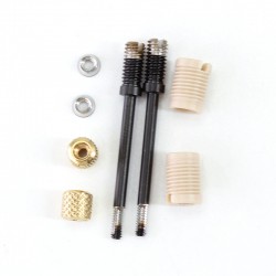 SXK Replacement Accessory Pack for SXK Nextiny Style RDTA - PEEK Insulator + Brass Nuts + Stainless Steel Rod