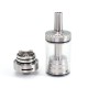 SXK Minister Style MTL RTA Rebuildable Tank Atomizer - Silver, 4.5ml, Air Pin 0.8 / 1.0 / 1.2 / 1.4 / 1.5 / 1.6 / 2.0mm, 20mm