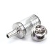 SXK Minister Style MTL RTA Rebuildable Tank Atomizer - Silver, 4.5ml, Air Pin 0.8 / 1.0 / 1.2 / 1.4 / 1.5 / 1.6 / 2.0mm, 20mm