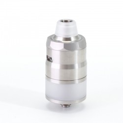 SXK AUCTANE Style RDTA Rebuildable Dripping Tank Atomizer - Silver, 3.5ml, 22mm Diameter