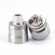 SXK AUCTANE Style RDTA Rebuildable Dripping Tank Atomizer - Silver, 3.5ml, 22mm Diameter