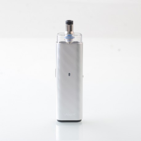 Authentic Veepon VeeX 40W Pod System Vape Kit - Silver, 1000mAh, 0.6ohm / 1.0ohm, 2.0ml