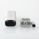 Authentic Veepon VeeX 40W Pod System Vape Kit - Silver, 1000mAh, 0.6ohm / 1.0ohm, 2.0ml