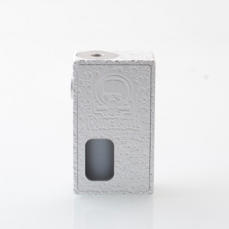 FrankenSkull Style Squonk BF Mechanical Box Mod with 6ml Bottle - Silver Hellion Basic, Aluminum Alloy, 1 x 18650