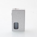 FrankenSkull Style Squonk BF Mechanical Box Mod with 6ml Bottle - Silver Hellion Basic, Aluminum Alloy, 1 x 18650