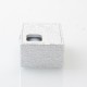 FrankenSkull Style Squonk BF Mechanical Box Mod with 6ml Bottle - Silver Hellion Basic, Aluminum Alloy, 1 x 18650