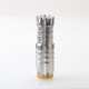 Comp Lyfe Comply Predator Style Mechanical Mech Mod - Silver, Stainless Steel, 1 x 18650