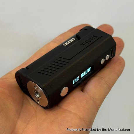 3D Print Dark Shark 80W Box Mod - Black, VW 1~80W, 1 x 18650