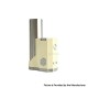 Rekavape 415 Stealth Rikimaru Style Ti DNA60C SBS Box Mod - Beige, Titanium + PPS, VW 1~60W, 1 x 18650, Evolv DNA60C Chipset