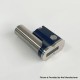 Rekavape 415 Stealth Rikimaru Style Ti DNA60C SBS Box Mod - Matte PEI, Titanium + PEI, VW 1~60W, 1 x 18650, Evolv DNA60C Chipset