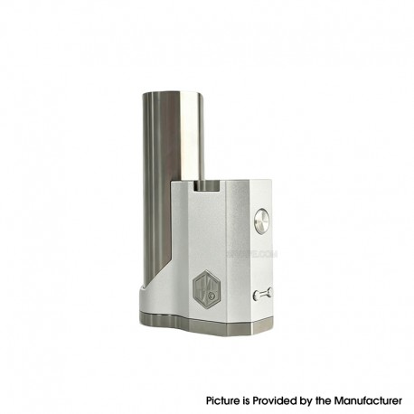 Rekavape 415 Stealth Rikimaru Style Ti DNA60C SBS Box Mod - Silver, Titanium + Aluminum Alloy, VW 1~60W, 1 x 18650, DNA60C Chip